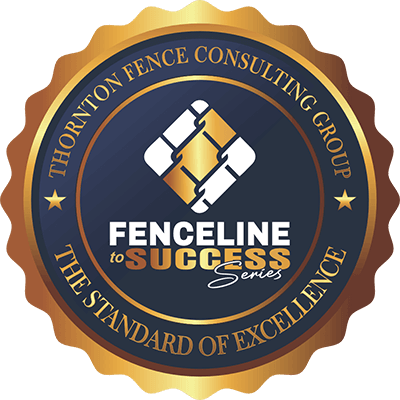  Fence consulting company - fenceline to success excellence badge